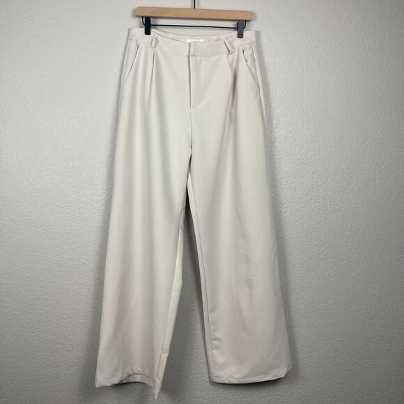 DISSH Rowan Bone Pant Wide Leg High Waist Trousers Size 10 Capsule Classic Chic - Picture 6 of 16